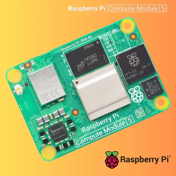 Raspberry Pi Compute Module 5, 4GB RAM,16GB eMMC Wi-Fi